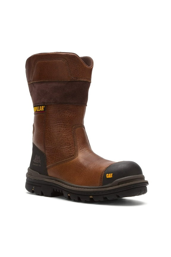 Men's Caterpillar Mens Bolted Composite Toe Work Boot 14 M in Oak