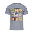 thumbnail image 1 of Men's Cattitudes Kitty Short-Sleeve T-Shirt - Heather Grey - 2X-Large, 1 of 1
