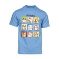 thumbnail image 1 of Men's Cattitudes Kitty Short-Sleeve T-Shirt - Light Blue - Large, 1 of 1