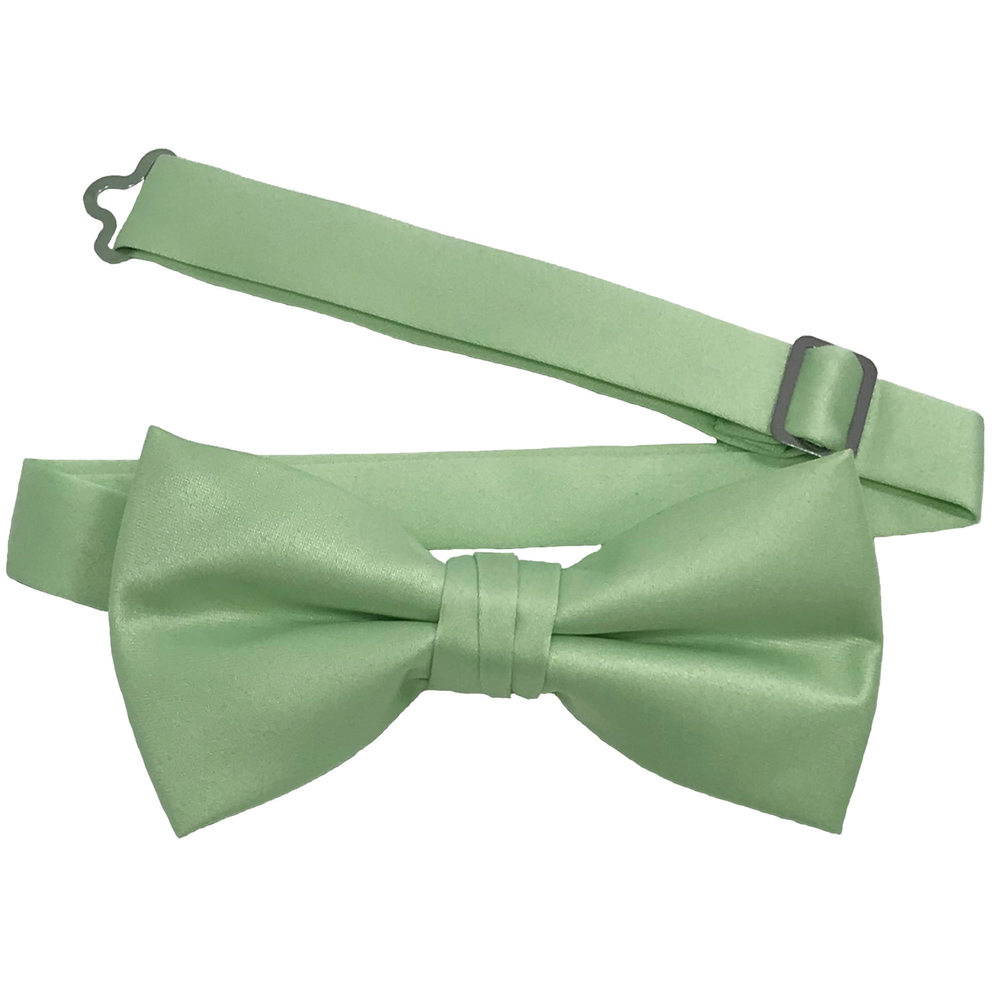 Men’s Celery Formal Satin PreTied Bow Tie in a Variety of Colors by