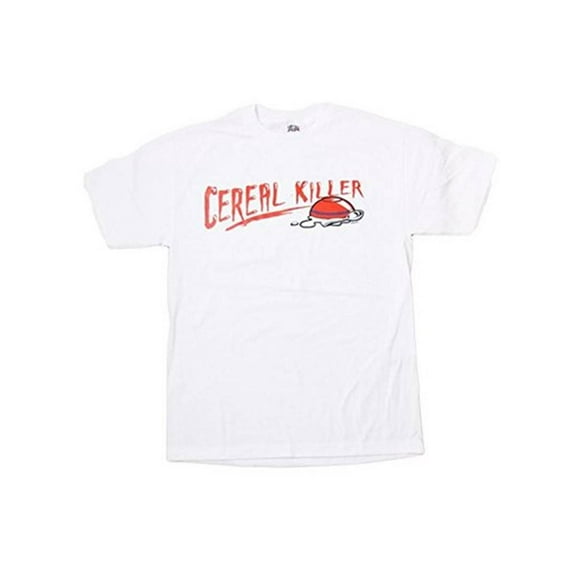 Men's Cereal Killer T Shirt, White S