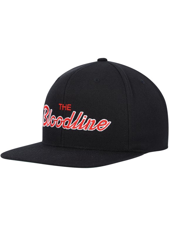 Men's Chalk Line Black The Bloodline Snapback Hat - OSFA