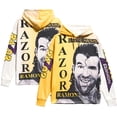thumbnail image 1 of Men's Chalk Line Razor Ramon Big Face Allover Print Pullover Hoodie, 1 of 3