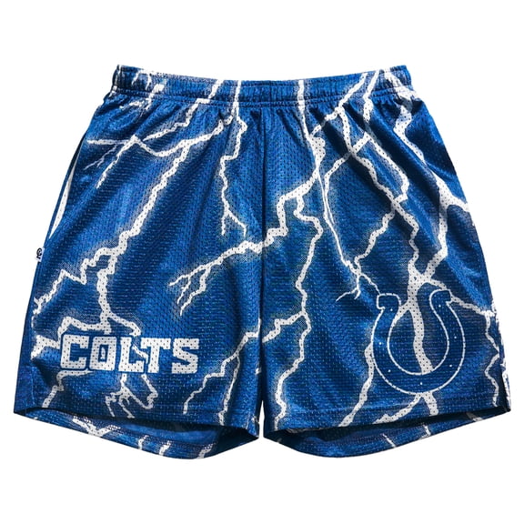 Men's Chalk Line Royal Indianapolis Colts Lightning Retro Shorts