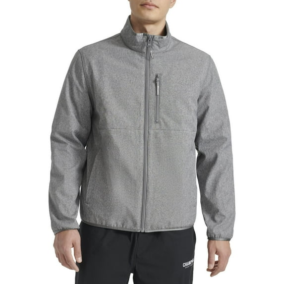 Men's Champion® Active Soft Shell Jacket Color: Heather Gray Size: M