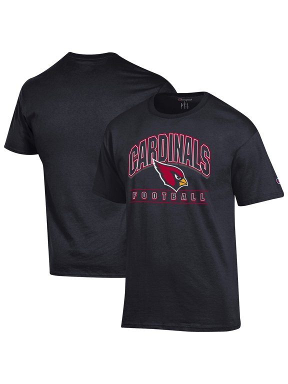 Men's Champion Black Arizona Cardinals Football T-Shirt