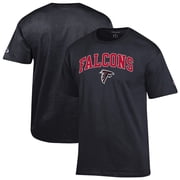 Mens Champion Black Atlanta Falcons Arch Over Logo T-Shirt