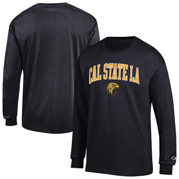 Men's Champion Black Cal State L.A. Golden Eagles Campus Long-Sleeve T-Shirt