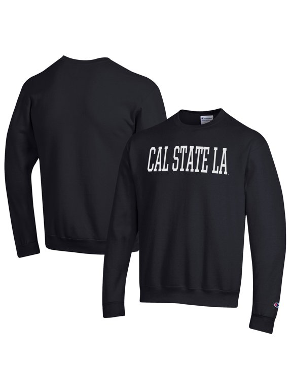 Men's Champion Black Cal State L.A. Golden Eagles Powerblend Sweatshirt