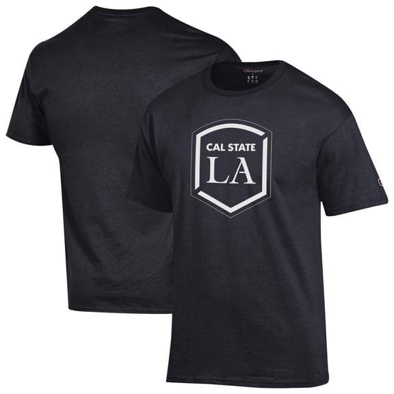 Men's Champion Black Cal State L.A. Golden Eagles Jersey T-Shirt