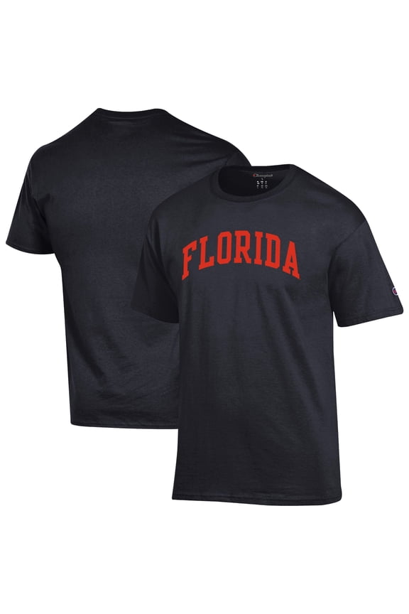 Men's Champion Black Florida Gators Basic Arch T-Shirt