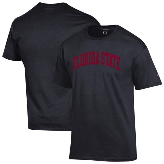 Men's Champion Black Florida State Seminoles Basic Arch T-Shirt