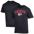 thumbnail image 1 of Men's Champion Black Kansas City Chiefs Arch Over Logo T-Shirt, 1 of 3