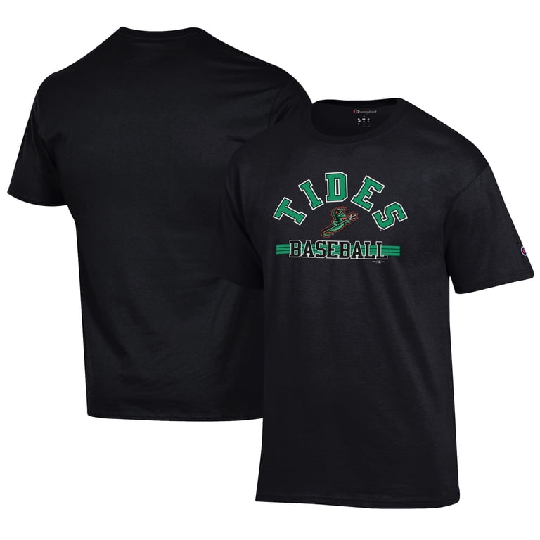 Men's Champion Black Norfolk Tides Jersey T-Shirt - Walmart.com