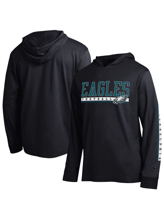 Men's Champion Black Philadelphia Eagles All Star Hooded T-Shirt