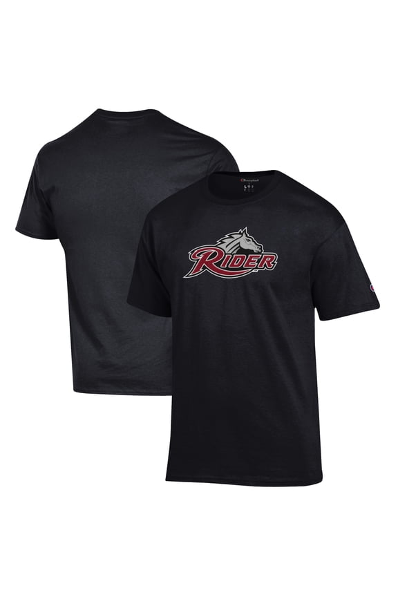 Men's Champion Black Rider Broncs Jersey T-Shirt