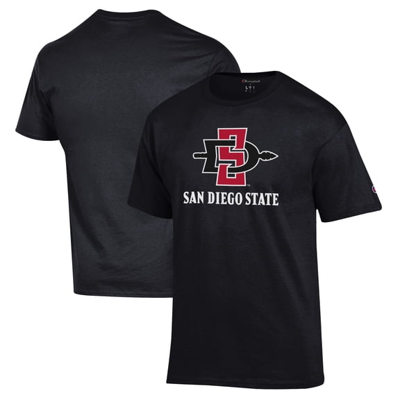 Men's Champion Black San Diego State Aztecs Jersey T-Shirt