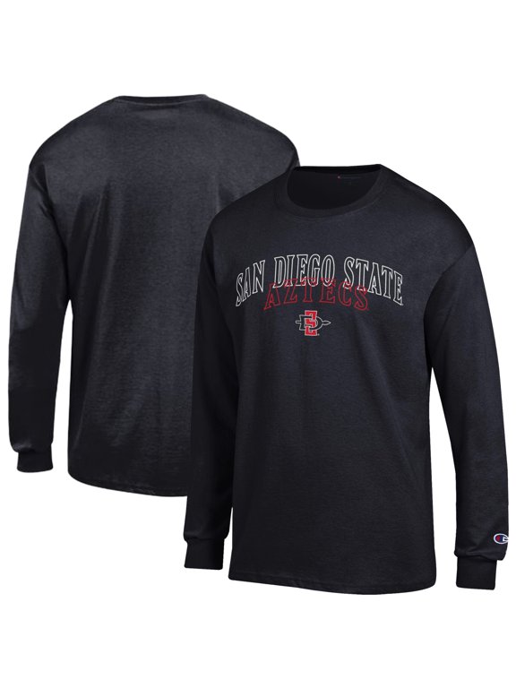 Men's Champion Black San Diego State Aztecs Team Long-Sleeve T-Shirt