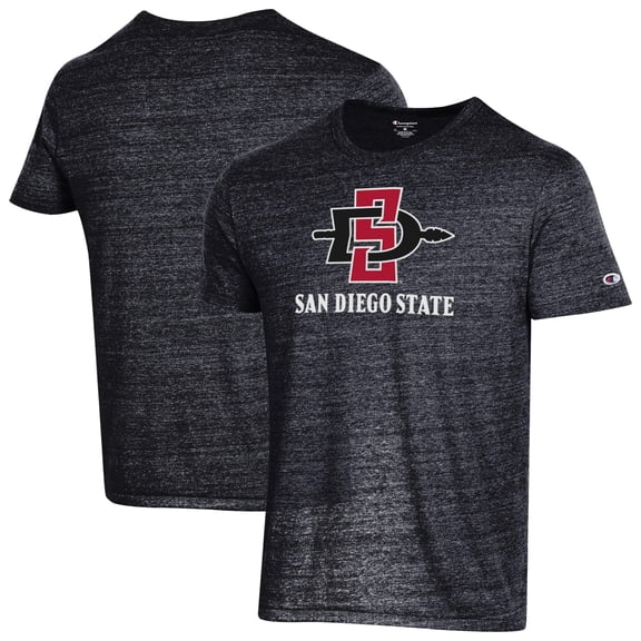 Men's Champion Black San Diego State Aztecs Ultimate Triblend T-Shirt