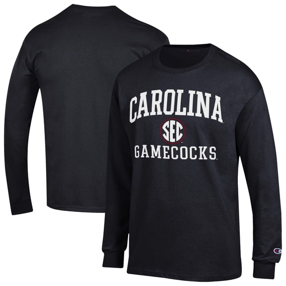 Men's Champion Black South Carolina Gamecocks Team Long Sleeve T-Shirt