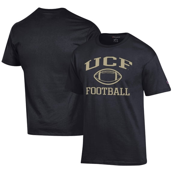 Men's Champion Black UCF Knights Football Jersey T-Shirt