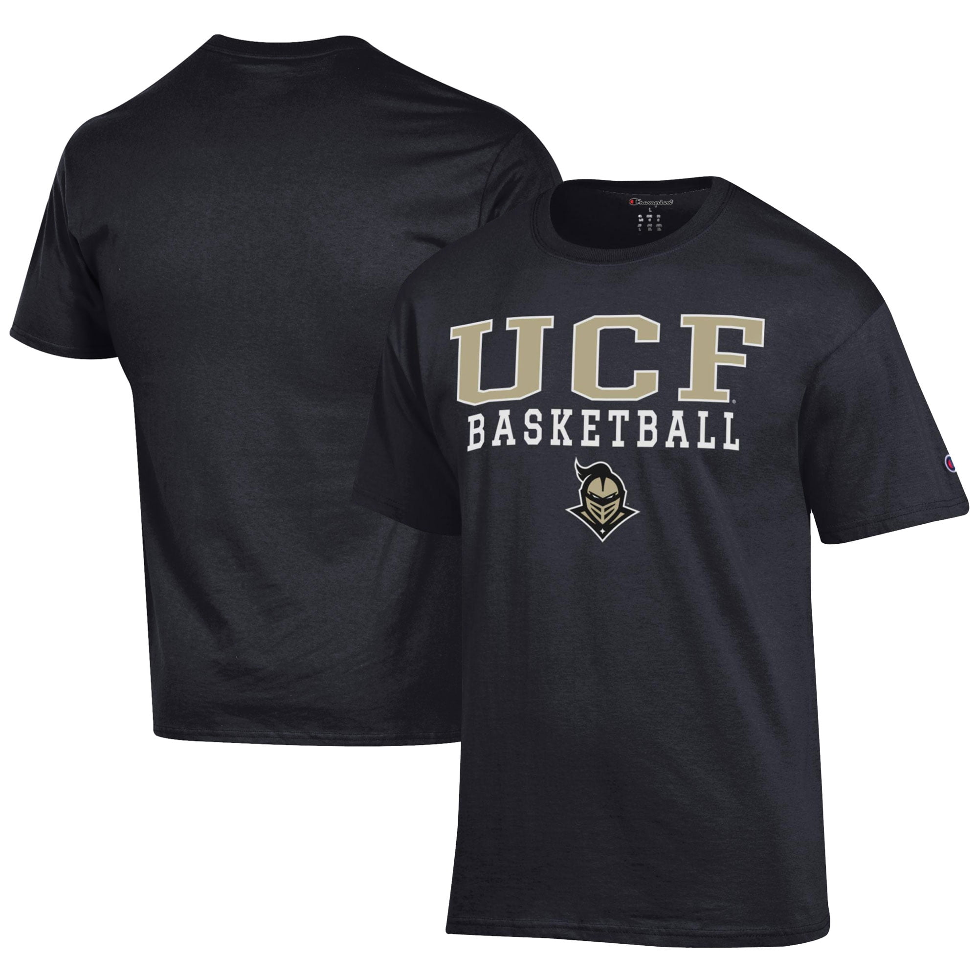 Men's Champion Black UCF Knights Icon Logo Basketball Jersey T-Shirt ...