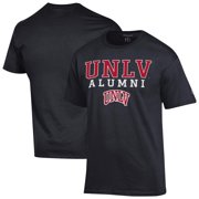 Mens Champion Black UNLV Rebels Stacked Alumni T-Shirt