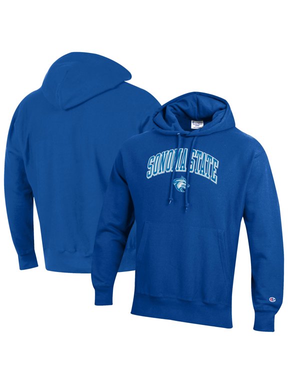 Men's Champion Blue Sonoma State Seawolves Reverse Weave Hoodie
