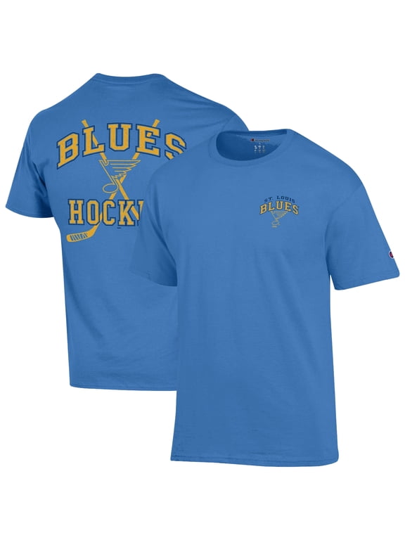 Men's Champion Blue St. Louis Blues Stick With It Jersey T-Shirt
