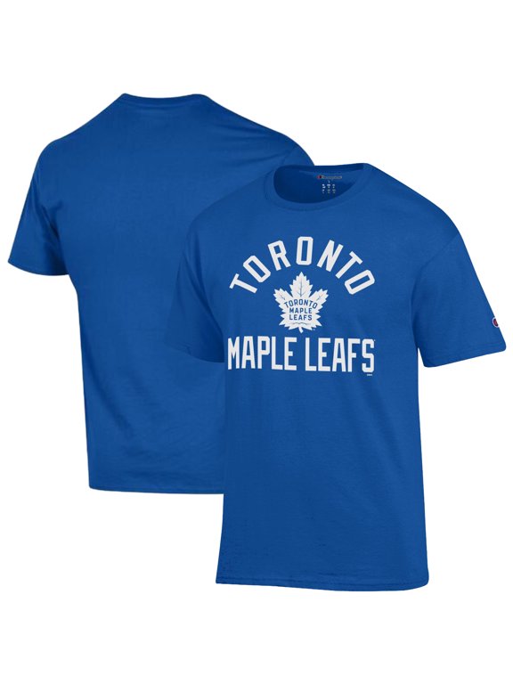 Men's Champion Blue Toronto Maple Leafs Primary Logo Jersey T-Shirt