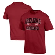 Mens Champion Cardinal Arkansas Razorbacks Est. Date Jersey T-Shirt