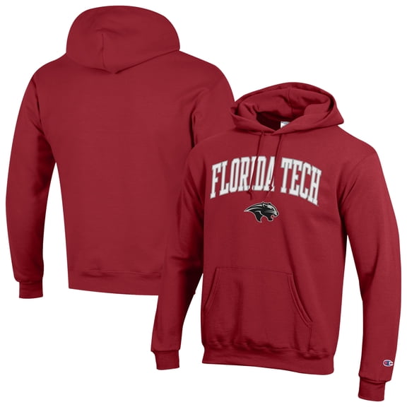 Men's Champion Cardinal Florida Tech Panthers Campus Eco Powerblend Hoodie