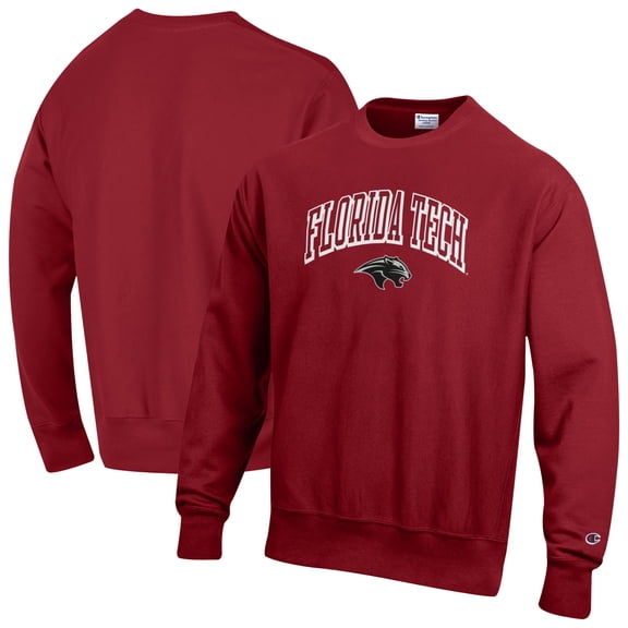 Men's Champion Cardinal Florida Tech Panthers Reverse Weave Sweatshirt