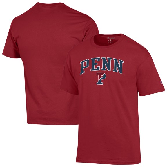 Men's Champion Cardinal Pennsylvania Quakers Campus T-Shirt