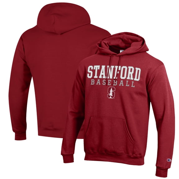 Men's Champion Cardinal Stanford Cardinal Baseball Stack Pullover Hoodie