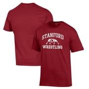 Mens Champion Cardinal Stanford Cardinal Wrestling Icon T-Shirt