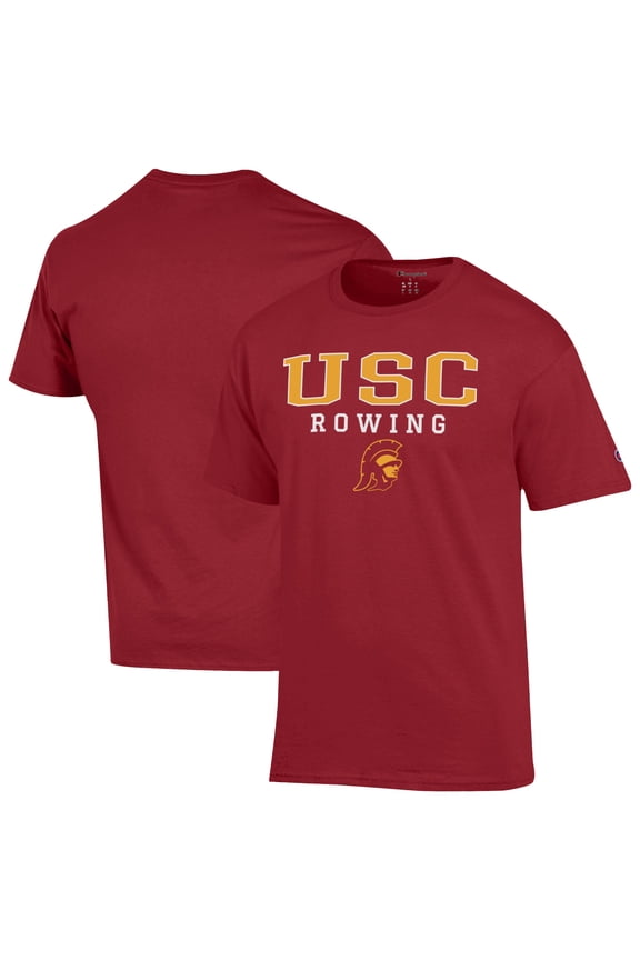 Men's Champion Cardinal USC Trojans Rowing Jersey T-Shirt