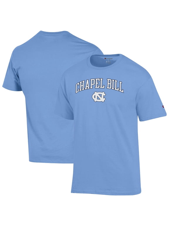 Men's Champion Carolina Blue North Carolina Tar Heels Chapel Bill T-Shirt