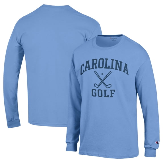 Men's-Champion Carolina Blue North Carolina Tar Heels Long Sleeve T-Shirt