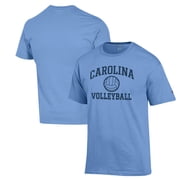 Mens Champion Carolina Blue North Carolina Tar Heels Volleyball Icon Powerblend T-Shirt