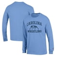thumbnail image 1 of Men's Champion Carolina Blue North Carolina Tar Heels Wrestling Icon Long Sleeve T-Shirt, 1 of 3