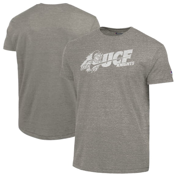 Men's Champion Charcoal UCF Knights Vintage Triumph Tri-Blend T-Shirt