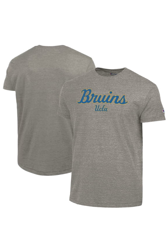 Men's Champion Charcoal UCLA Bruins Vintage Triumph Tri-Blend T-Shirt