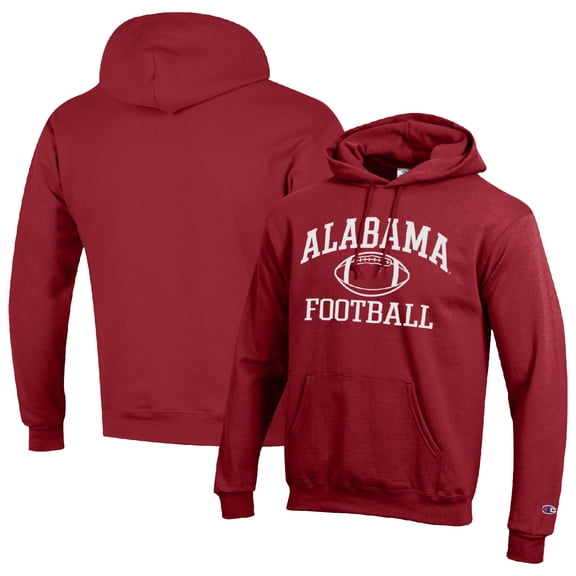 Men's Champion Crimson Alabama Crimson Tide Football Icon Pullover Hoodie