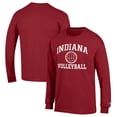 thumbnail image 1 of Men's Champion Crimson Indiana Hoosiers Volleyball Icon Powerblend Long Sleeve T-Shirt, 1 of 3