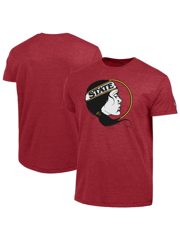 Men's Champion Garnet Florida State Seminoles Vintage Triumph Tri-Blend T-Shirt
