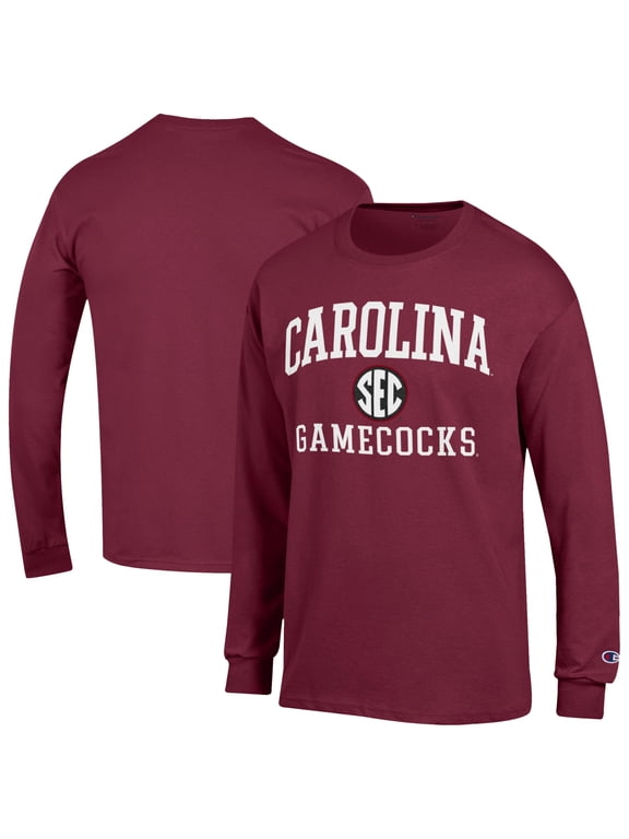 Men's Champion Garnet South Carolina Gamecocks Team Long Sleeve T-Shirt