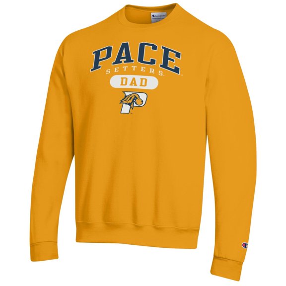 Men's Champion Gold Pace University Setters Dad Pill Box Eco Powerblend Sweatshirt