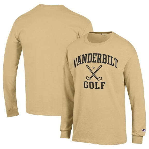Men's-Champion  Gold Vanderbilt Commodores Long Sleeve T-Shirt