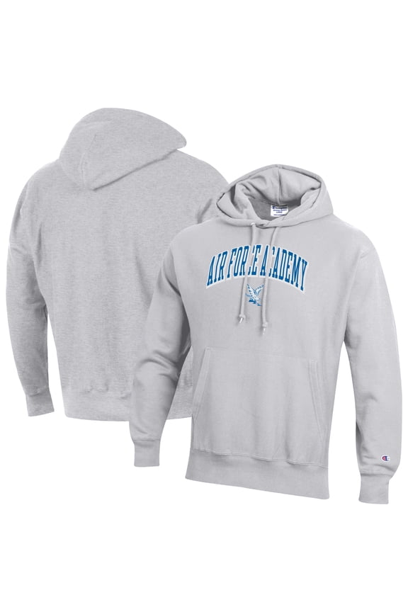 Men's Champion Gray Air Force Falcons Reverse Weave Hoodie